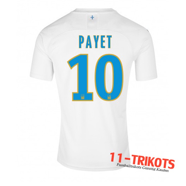 Neuestes Fussball Marseille OM (PAYET 10) Heimtrikot 2019 2020 | 11-trikots