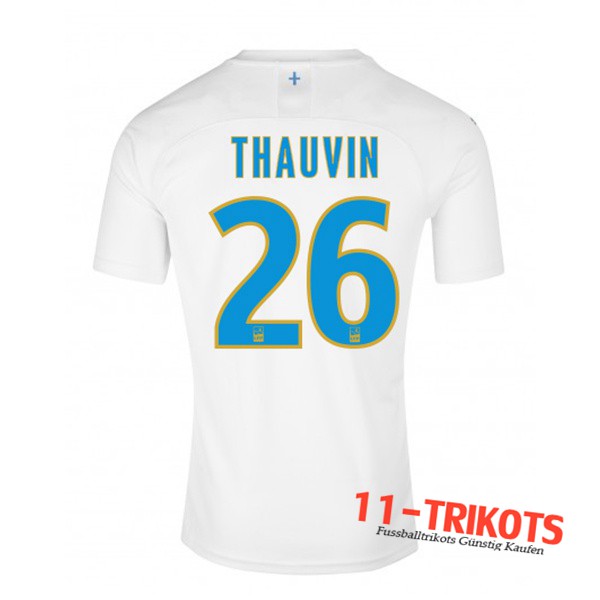 Neuestes Fussball Marseille OM (THAUVIN 26) Heimtrikot 2019 2020 | 11-trikots