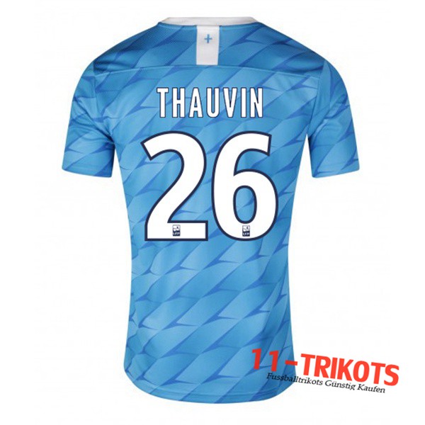 Neuestes Fussball Marseille OM (THAUVIN 26) Auswärtstrikot 2019 2020 | 11-trikots