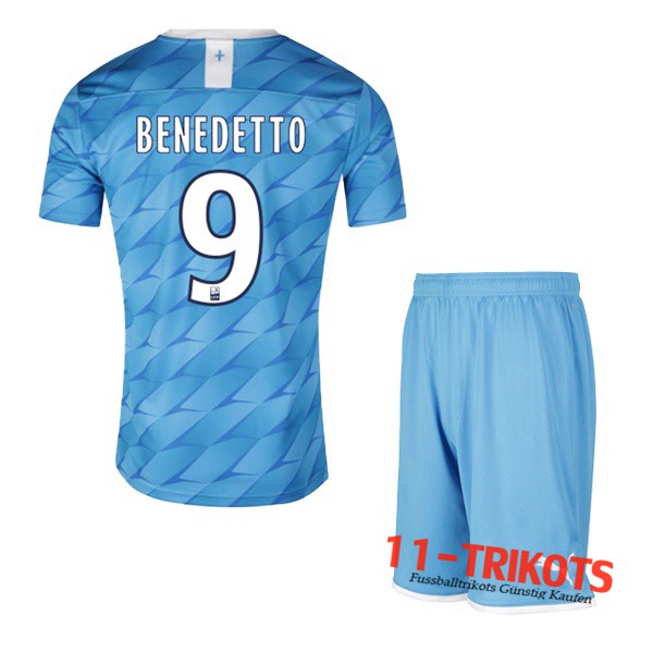 Neuestes Fussball Marseille OM (BENEDETTO 9) Kinder Auswärtstrikot 2019 2020 | 11-trikots