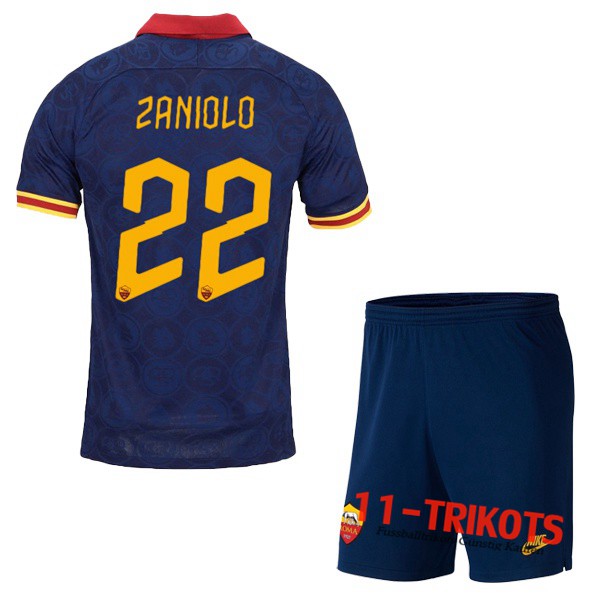Neuestes Fussball AS Roma (ZANIOLO 22) Kinder Third 2019 2020 | 11-trikots
