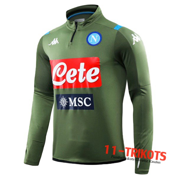 Sudadera de entrenamiento SSC Napoles Verde Oscuro 2019/2020