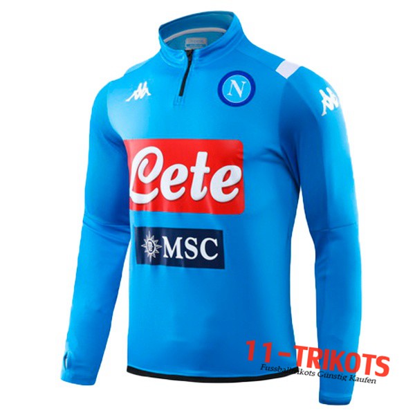 Sudadera de entrenamiento SSC Napoles Azul 2019/2020