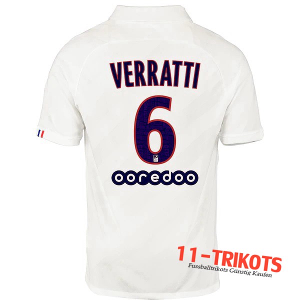 Neuestes Fussball PSG (VERRATTI 6) Third 2019 2020 | 11-trikots