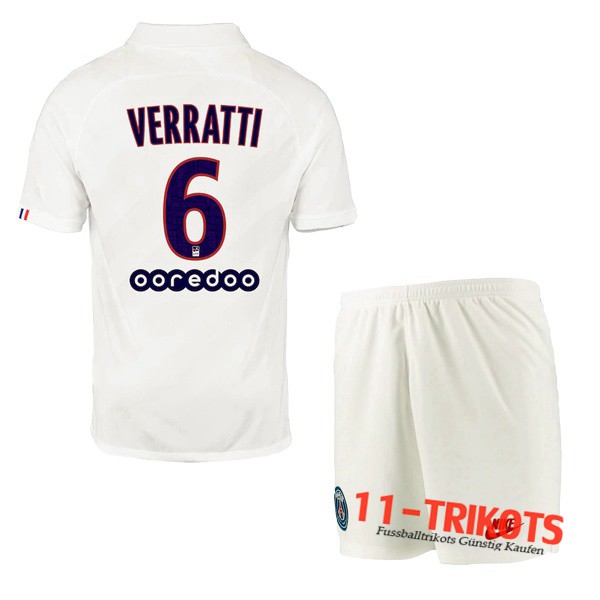 Neuestes Fussball PSG (VERRATTI 6) Kinder Third 2019 2020 | 11-trikots