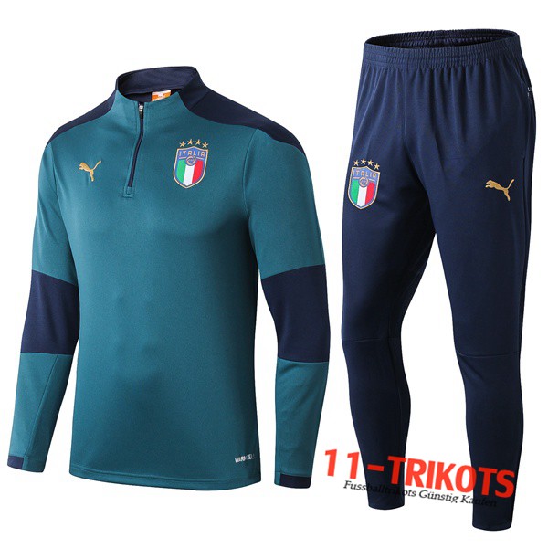 Neuestes Fussball Italien Trainingsanzug Grün 2019 2020 | 11-trikots