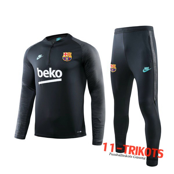 Neuestes Fussball FC Barcelona Trainingsanzug Beko Grau 2019 2020 | 11-trikots