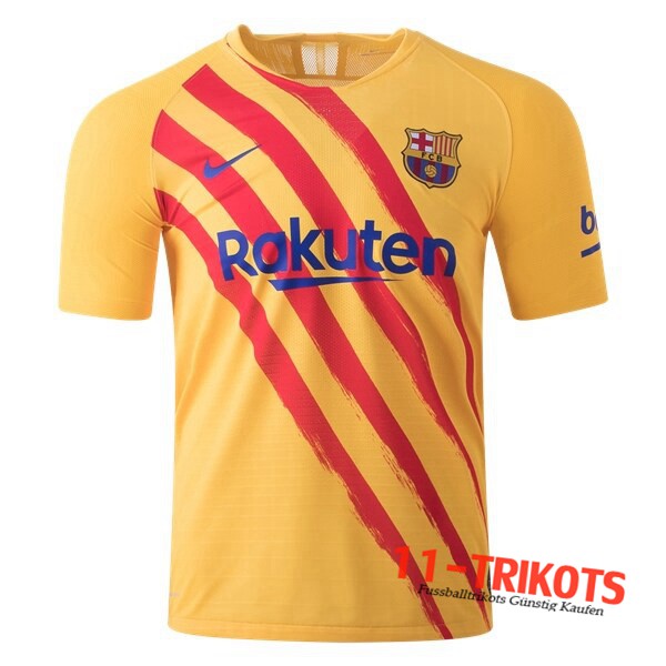 Neuestes Fussball FC Barcelona Senyera Vierte 2019 2020 | 11-trikots