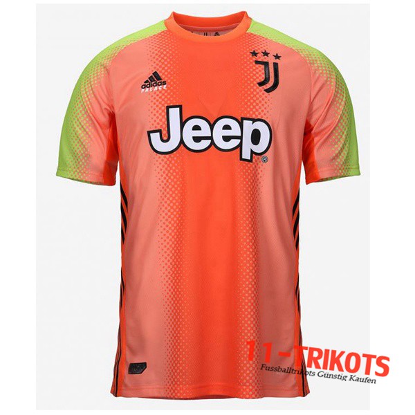 Neuestes Fussball Juventus Adidas × Palace Auflage Torwart Orange 2019 2020 | 11-trikots