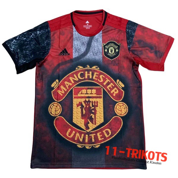 Neuestes Fussball Manchester United Klassische Version Rot Schwarz 2019 2020 | 11-trikots