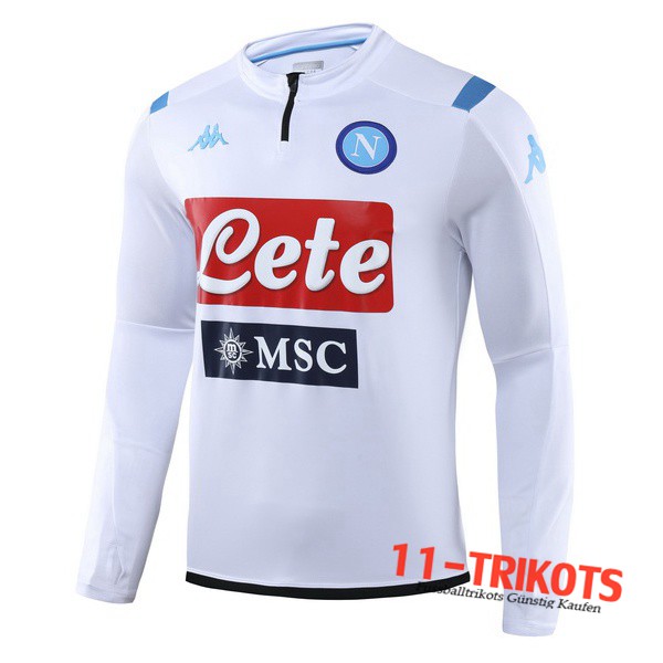 Sudadera de entrenamiento SSC Napoles Blanco 2019/2020