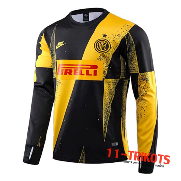 Sudadera de entrenamiento Inter Milan Amarillo Negro 2019/2020