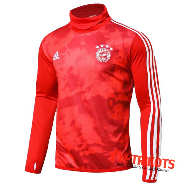 Sudadera de entrenamiento Bayern Munich Roja Cuello Alto 2019/2020