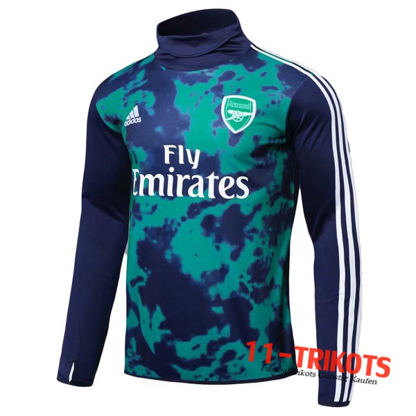 Sudadera de entrenamiento Arsenal Verde Oscuro Cuello Alto 2019/2020