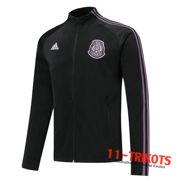 Chaqueta Futbol Mexico Negro Purpura 2019 2020