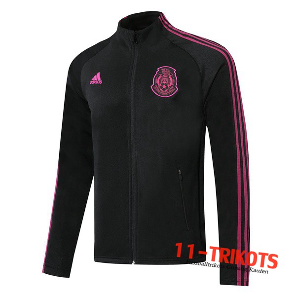 Chaqueta Futbol Mexico Negro Rosa 2019 2020