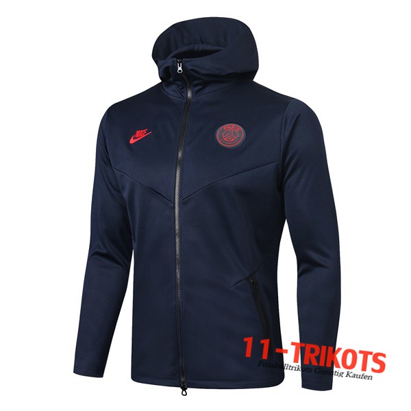 Neuestes Fussball Paris PSG Trainingsjacke Kapuzenpulli Schwarz 2019 2020 | 11-Trikots