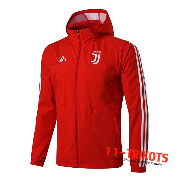 Chaqueta Futbol Rompevientos Juventus Roja 2019 2020