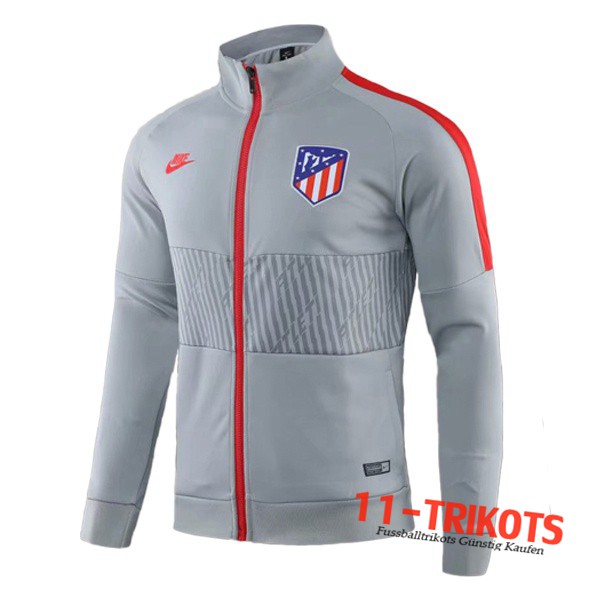 Chaqueta Futbol Atletico Madrid Gris 2019 2020