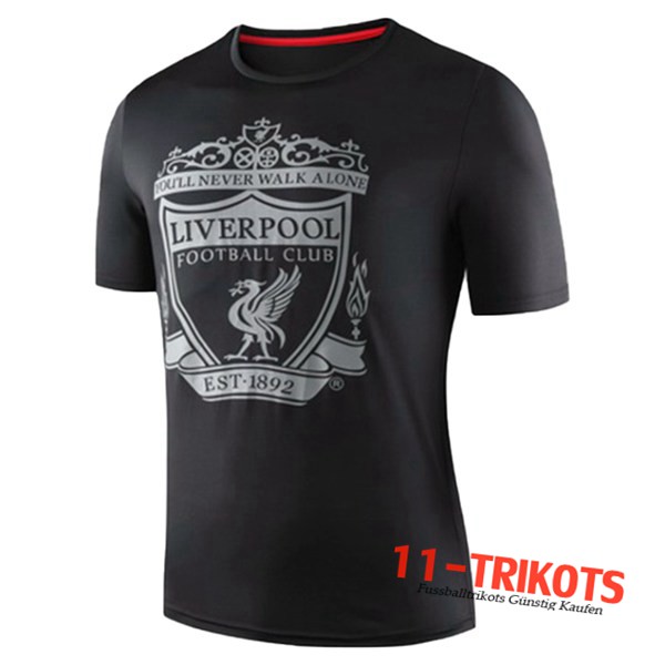 Neuestes Fussball Liverpool Trainingstrikot Schwarz 2019 2020 | 11-trikots