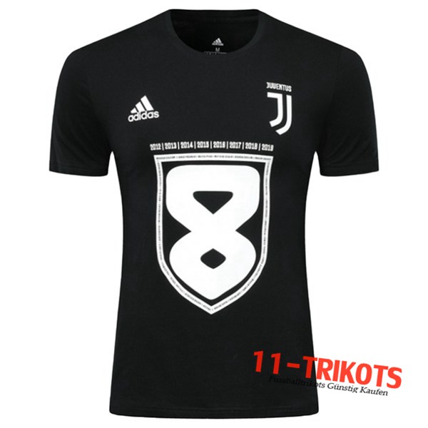 Neuestes Fussball Juventus Trainingstrikot Schwarz Weiß 2019 2020 | 11-trikots