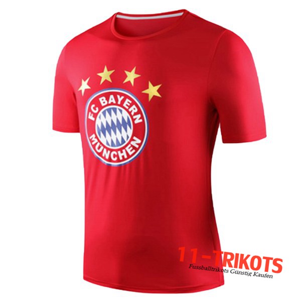 Neuestes Fussball Bayern Munchen Trainingstrikot Rot 2019 2020 | 11-trikots