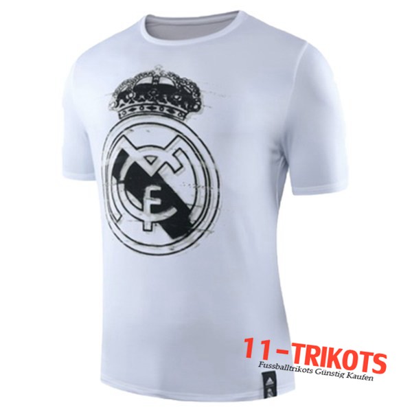 Neuestes Fussball Real Madrid Trainingstrikot Weiß 2019 2020 | 11-trikots