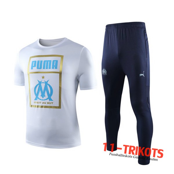 Neuestes Fussball Marseille OM Trainingstrikot + Hose Rot 2019 2020 | 11-trikots