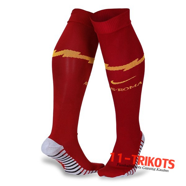 Neuestes Fussball AS Roma Heimsocken 2019 2020 | 11-trikots