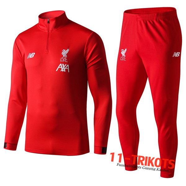 Neuestes Fussball FC Liverpool Trainingsanzug Rot 2019 2020 | 11-trikots