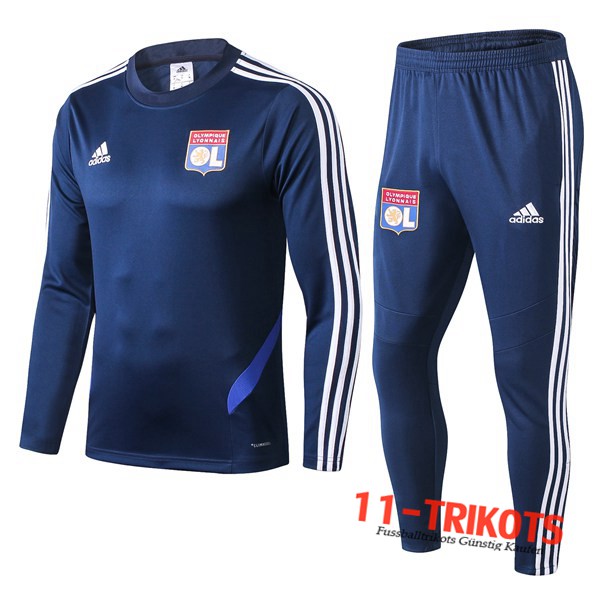 Neuestes Fussball Lyon OL Trainingsanzug Blau 2019 2020 | 11-trikots