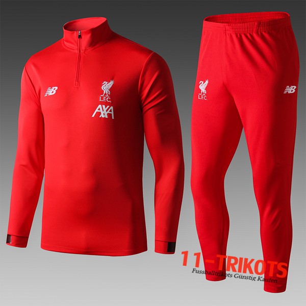 Neuestes Fussball FC Liverpool Kinder Trainingsanzug Rot 2019 2020 | 11-trikots