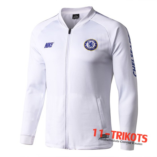 Chaqueta Futbol FC Chelsea Blanco 2019/2020