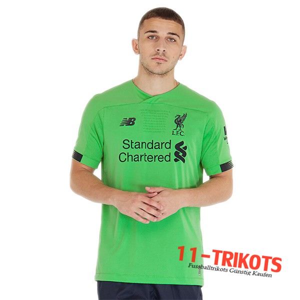 Neuestes Fussball FC Liverpool Torwart Grün 2019 2020 | 11-trikots