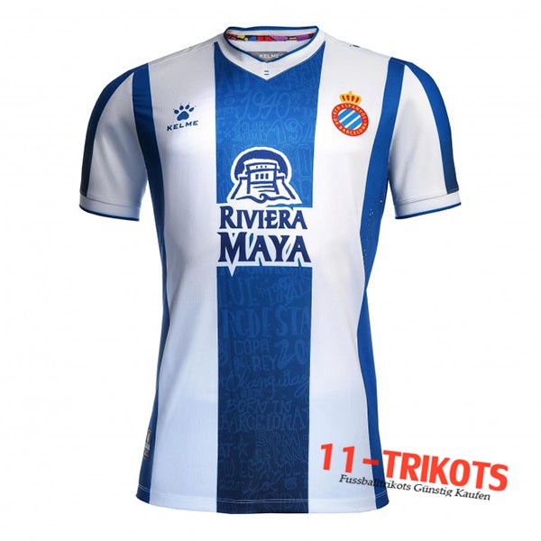 Neuestes Fussball RCD Espanyol Heimtrikot 2019 2020 | 11-trikots