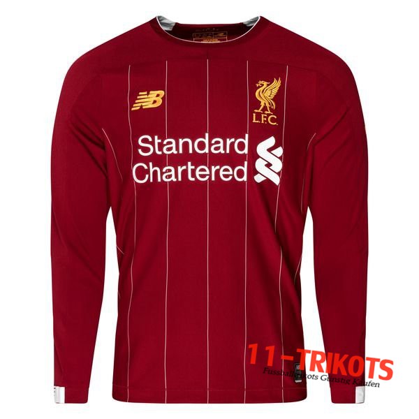 Neuestes Fussball FC Liverpool Langarm Heimtrikot 2019 2020 | 11-trikots