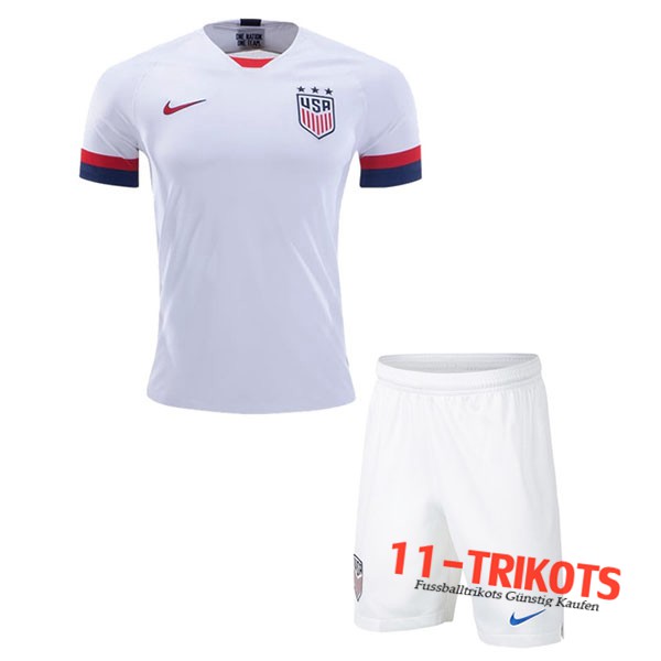 Neuestes Fussball USA Kinder Heimtrikot 2019/2020 | 11-trikots