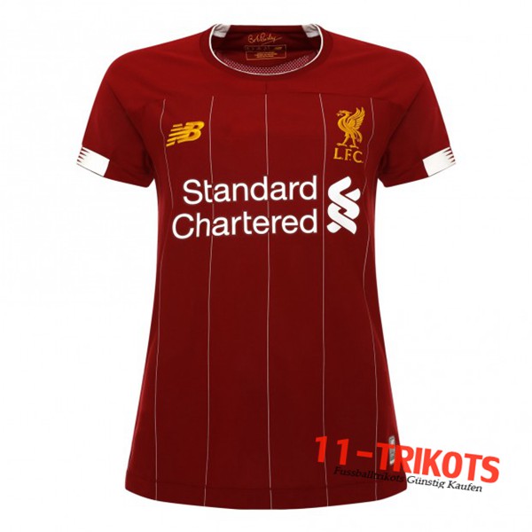 Neues FC Liverpool Damen Heimtrikot 2019/2020 Kurzarm Erstellen