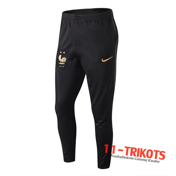 Pantalones Entrenamiento Francia Negro 2019 2020