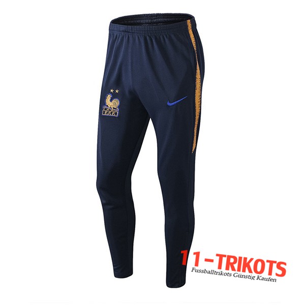 Pantalones Entrenamiento Francia Negro/Amarillo 2019 2020