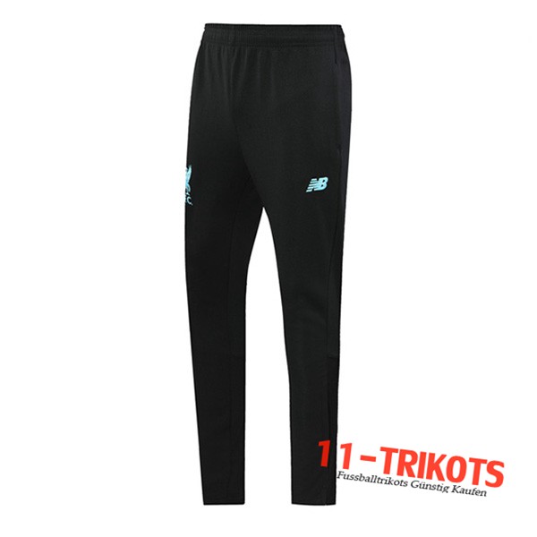 Pantalones Entrenamiento FC Liverpool Negro/Azul 2019 2020