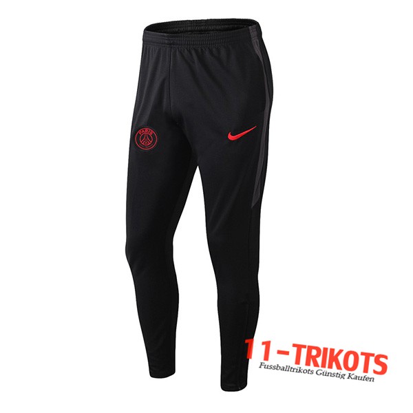 Pantalones Entrenamiento PSG Negro/Roja 2019 2020