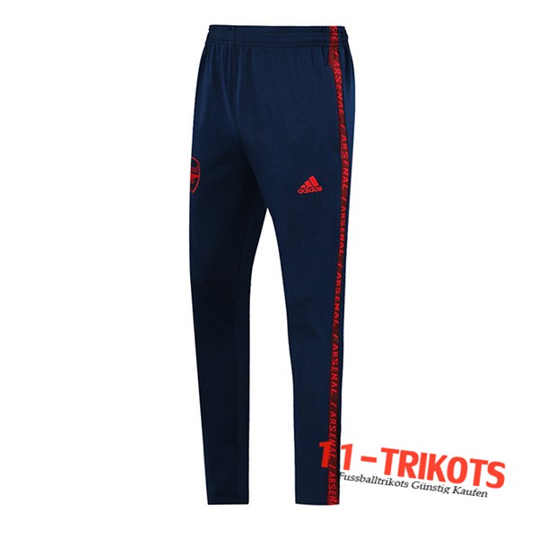 Pantalones Entrenamiento Arsenal Azul Oscuro/Roja 2019 2020