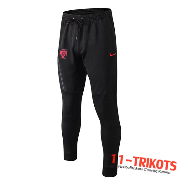 Pantalones Entrenamiento Portugal Negro 2019 2020