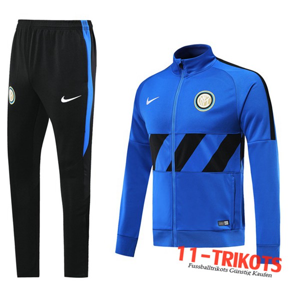 Neuestes Fussball Inter Milan Trainingsanzug (Jacken) Blau 2019 2020 | 11-trikots