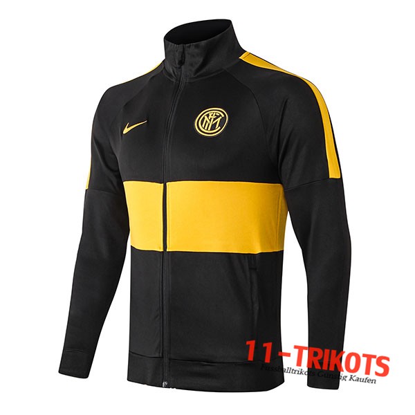 Chaqueta Futbol Inter Milan Negro/Amarillo 2019/2020