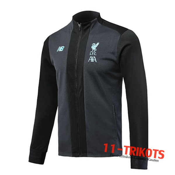 Chaqueta Futbol Liverpool Negro/Gris 2019/2020