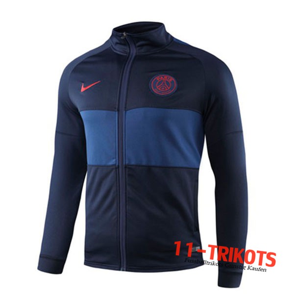 Neuestes Fussball PSG Trainingsjacke Blau Dunkel 2019 2020 | 11-trikots