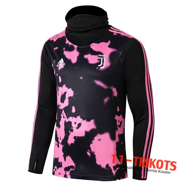 Sudadera de entrenamiento Juventus Rosa Negro Cuello alto 2019/2020