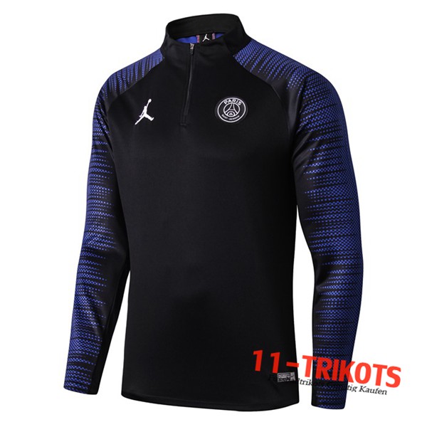 Sudadera de entrenamiento PSG Jordan Negro Azul 2019/2020